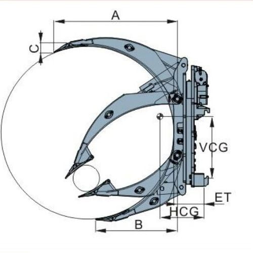 Xe Nâng Kẹp Cuộn Giấy