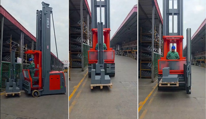 hình ảnh khi nâng hàng của model OPDS15