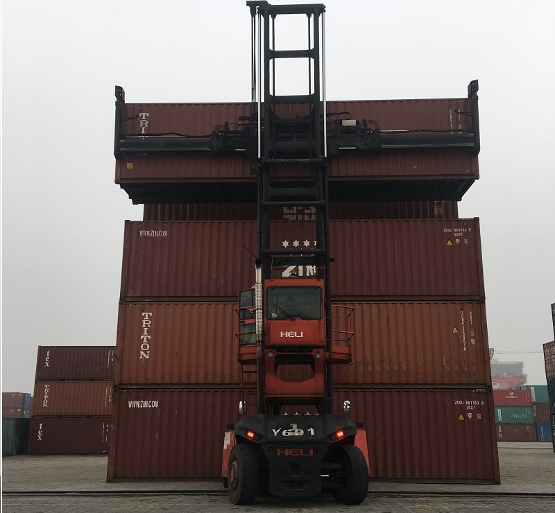 Bộ kẹp ELME xe nâng container HELI