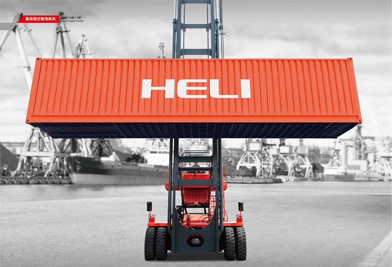 hình ảnh container rỗng Heli