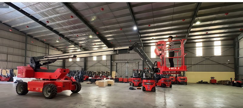 hình ảnh xe nâng boom lift 10m