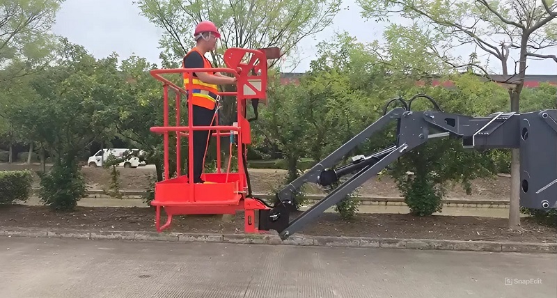 lồng thao tác của xe nâng boom lift