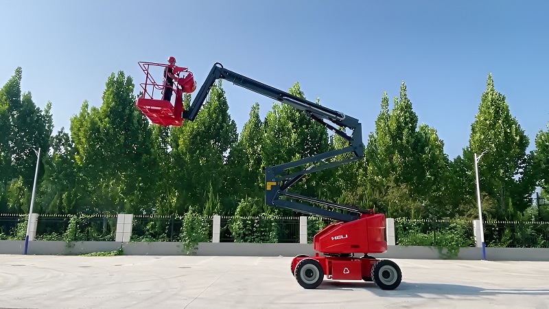 hình ảnh xe nâng boom lift Heli 14-16m