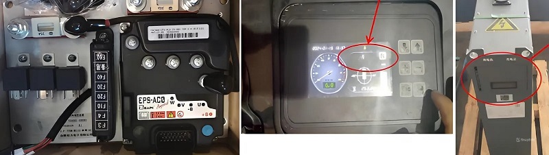 các bộ phận trên xe nâng điện heli 2 tấn