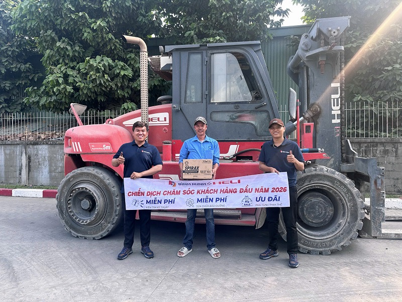 dịch vụ bảo dưỡng xe nâng 14 tấn